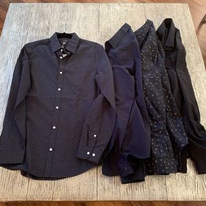 4 H&M Button Down Shirts (1 Discontinued/1 NWT)